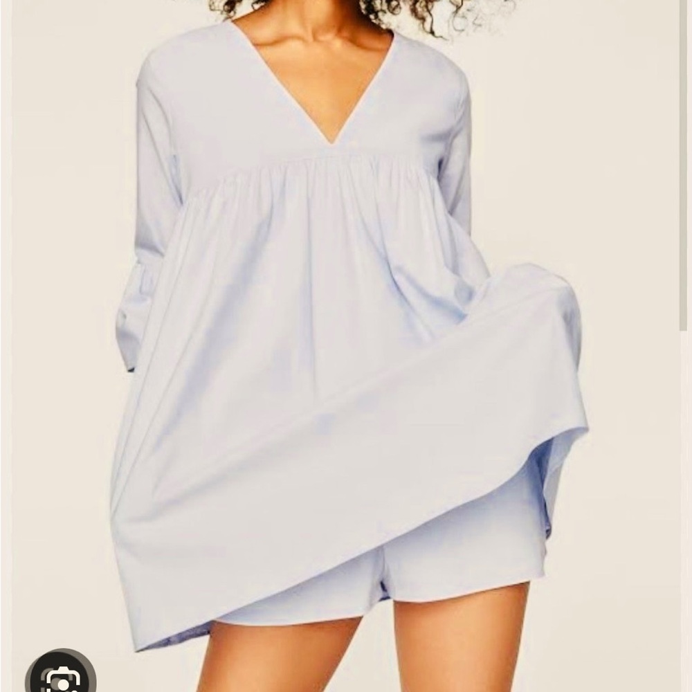 Zara Light Blue romper - Picture 1 of 13
